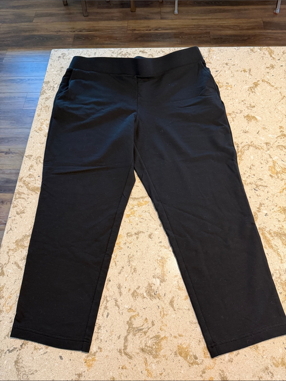 J. Jill Black Pull-On Track Pants